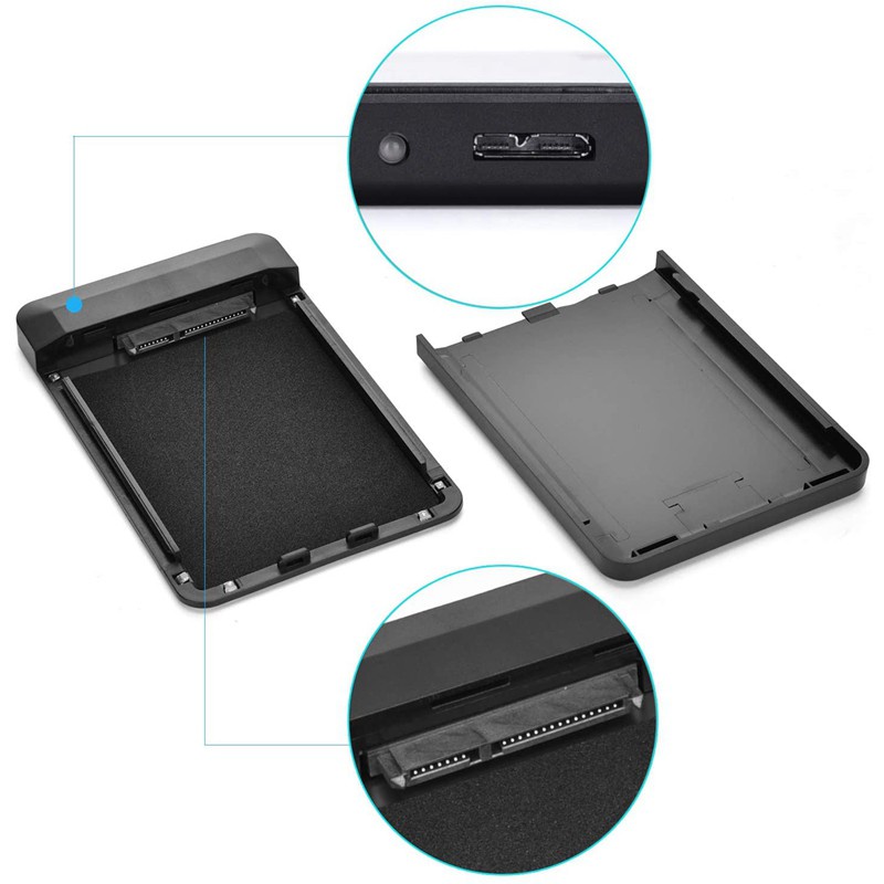 KIMAX USB 3.0 Sata HDD Hard Drive Enclosure for PC Laptop