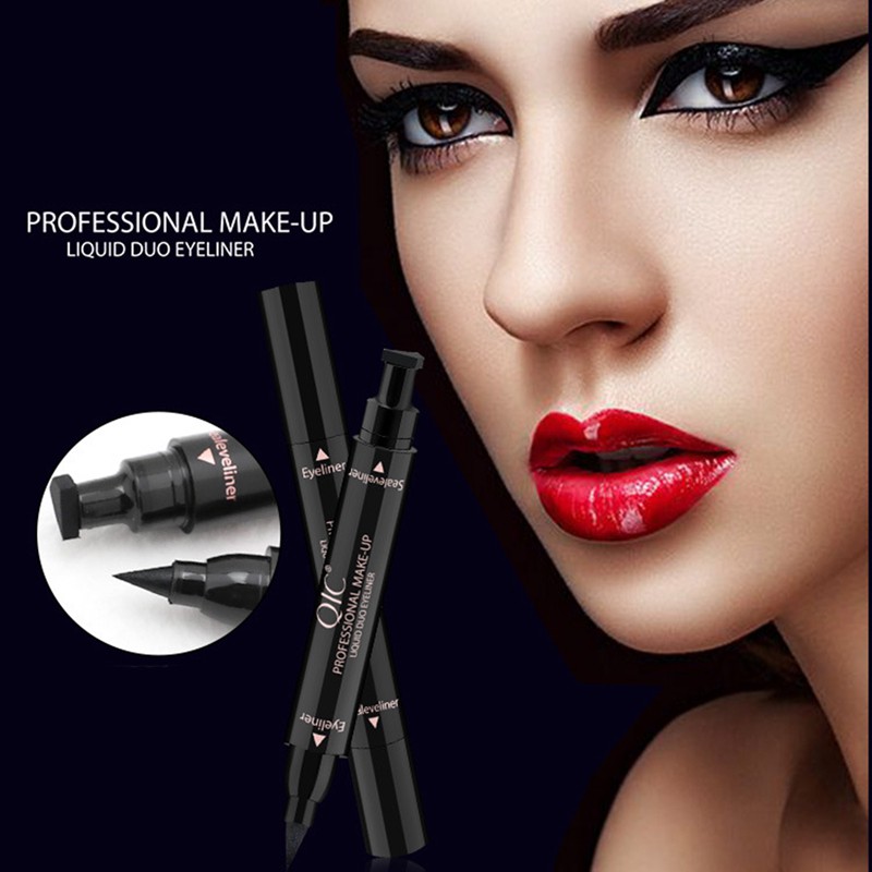 (Hàng Mới Về) 1 Bút Kẻ Mắt Qic Chống Thấm Nước Thiết Kế 2 Đầu Tiện Dụng | BigBuy360 - bigbuy360.vn