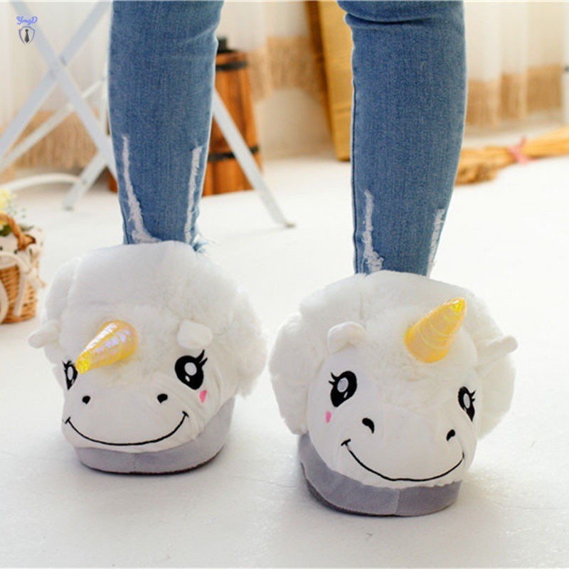 Dép lông đi trong nhà họa tiết hoạt hình đáng yêu