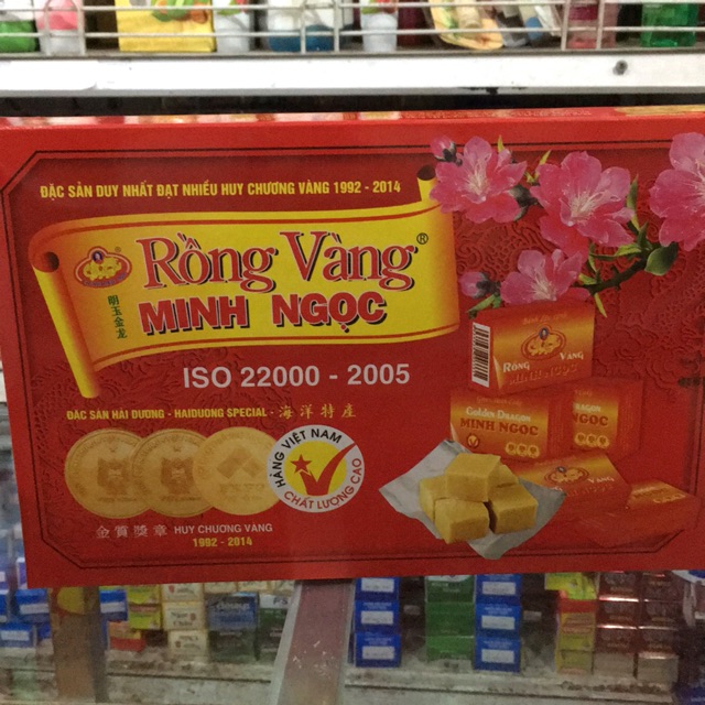 Bánh Đậu Xanh Rồng Vàng Minh Ngọc Hộp