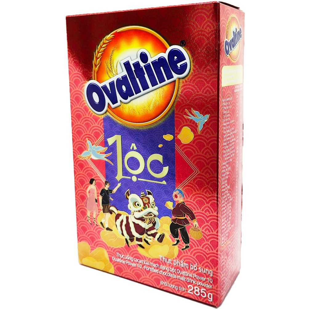 COMBO 2 Hộp Thức uống Ca Cao Lúa Mạch Ovatine Dạng Bột 285 Gram/Hộp