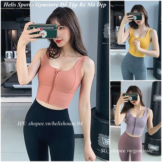 H2092 Áo Bra Khóa Ngực Áo Lót Ngực Tập Thể Thao Nữ Đồ Tập Gym, Tập Yoga, Tập Aerobic RẺ ĐẸP GYMSTORE