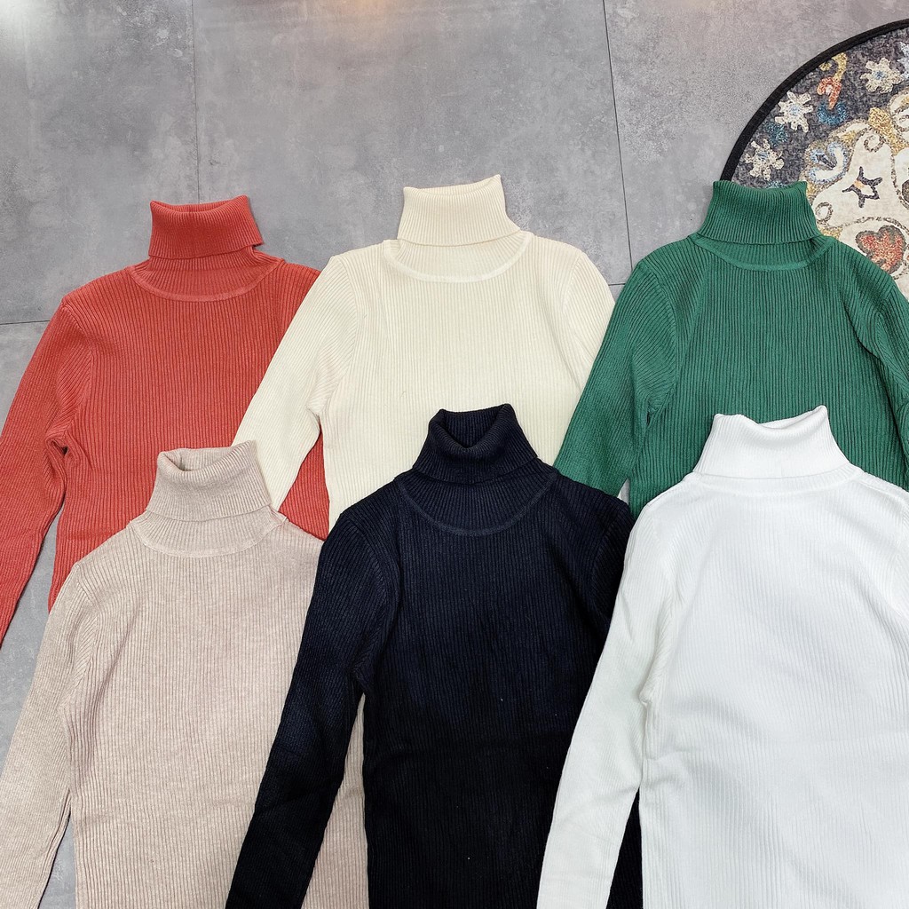 Áo len tăm CỔ LỌ mẫu mới mã 65 (kèm ảnh thật, video) | BigBuy360 - bigbuy360.vn