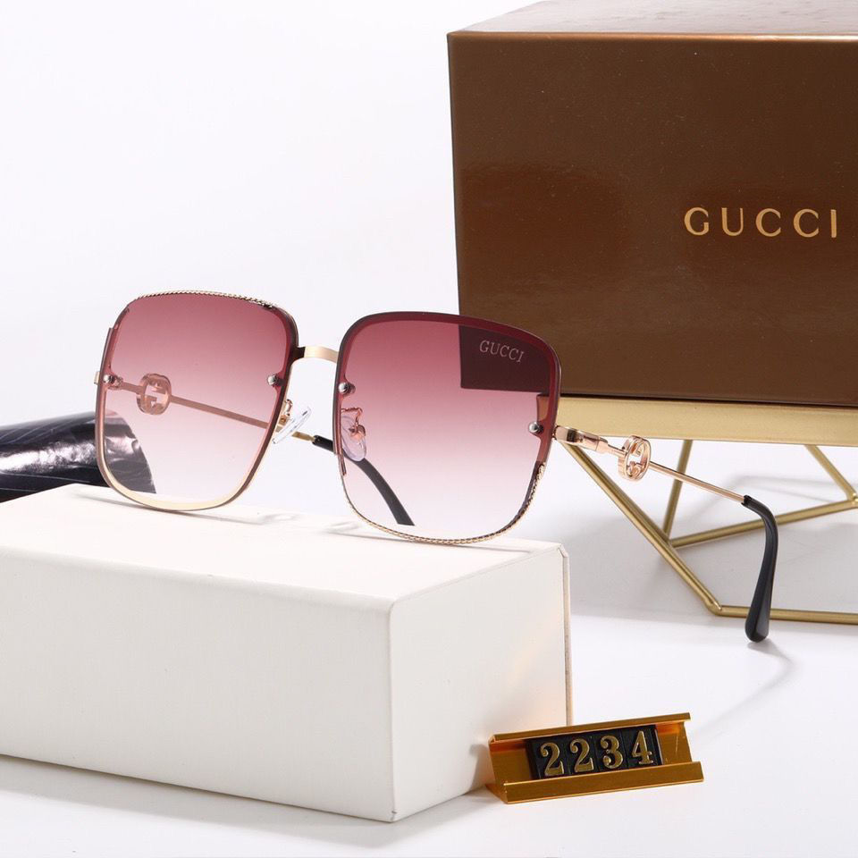 Kính Mát Gucci Chống Tia Uv 400 Cao Cấp Cho Nam Hitam