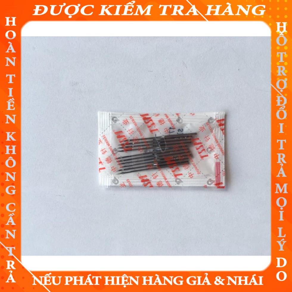Kim máy máy công nghiệp TSSM Kim DB sử dụng cho máy may 1 kim giá 1 vỉ 10 cây phantran