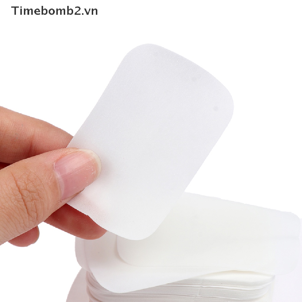Bộ 2 Tờ 100 Miếng Giấy Rửa Tay Chống Nước Tiện Lợi