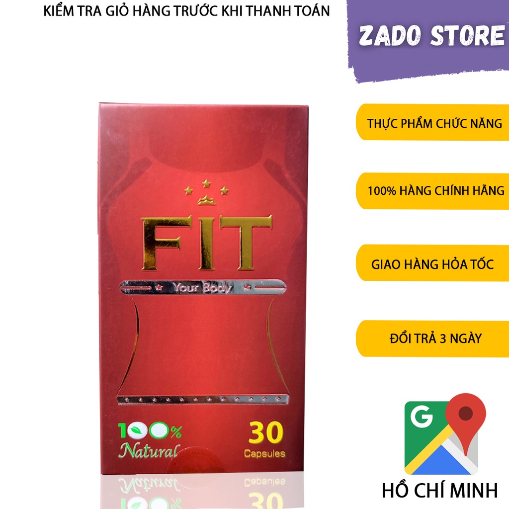 Viên uống giảm cân FIT Slim 30viên USA _MINH QUÂN