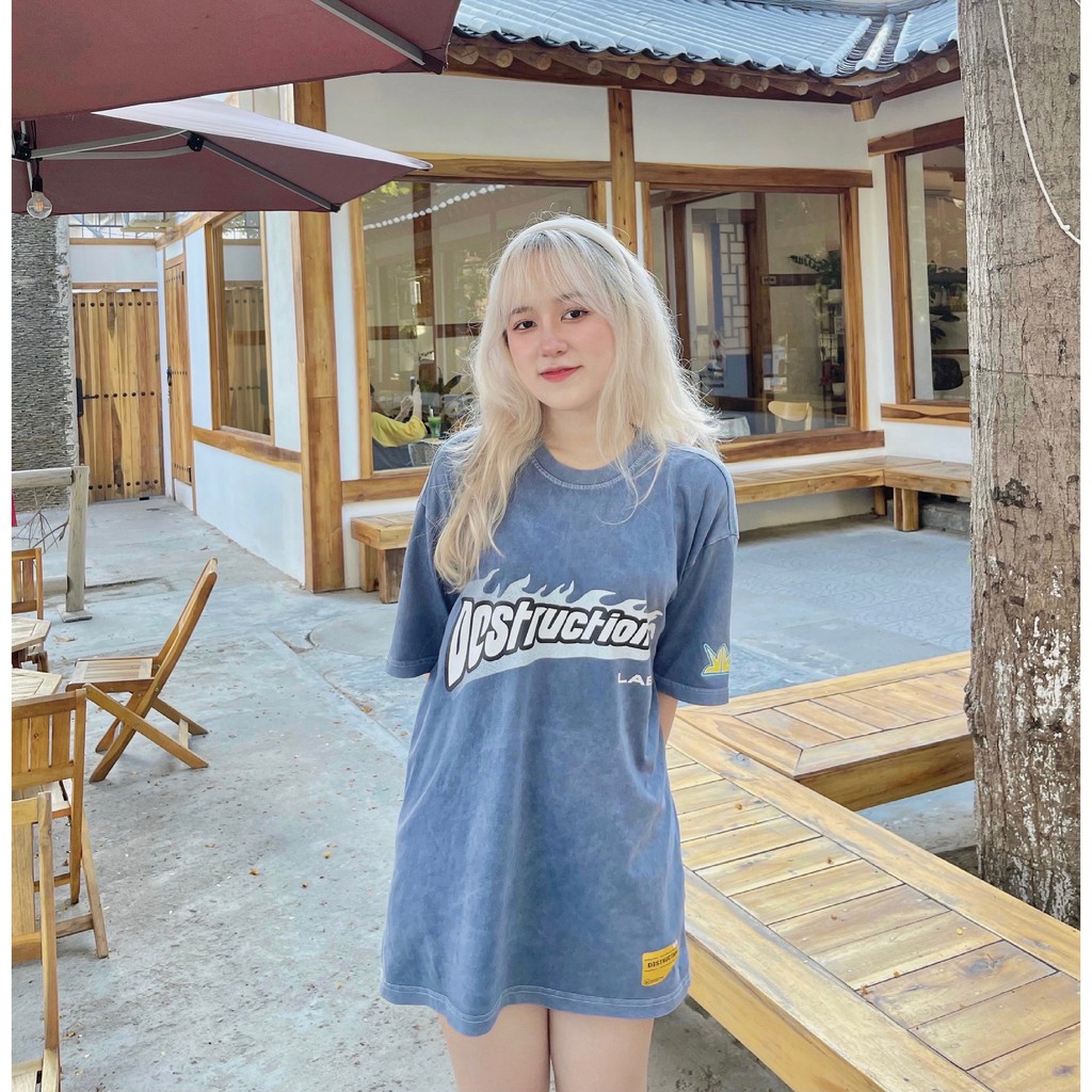 Áo thun DESTRUCTION Logo Wash DFire | BigBuy360 - bigbuy360.vn