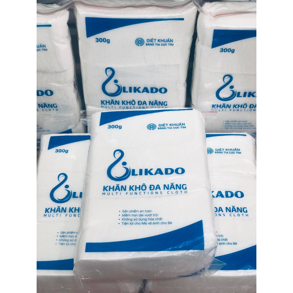 Khăn vải khô đa năng Lykado loại 300g