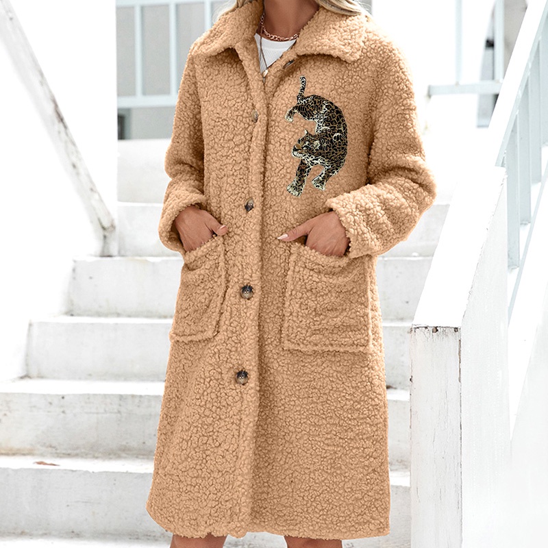 Miếng Dán Trang Trí Quần Áo Bằng Vải Ren Thêu Hình Báo Ý Độc Đáo