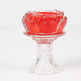 Cốc Nến 12h Đế Cao Đỏ