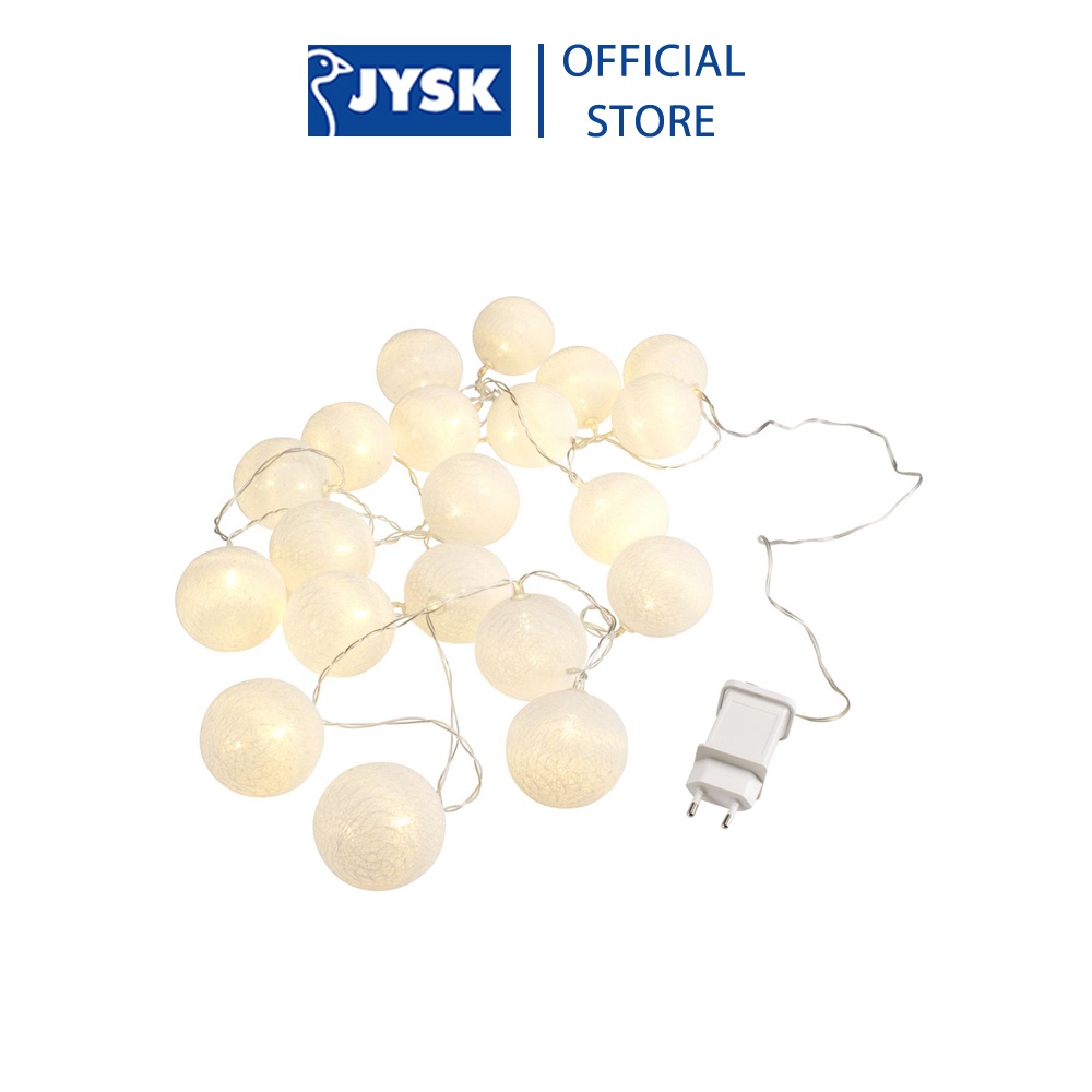 Dây đèn | JYSK Kaare | nhựa PS | nhiều màu | 20 bóng led | D585cm
