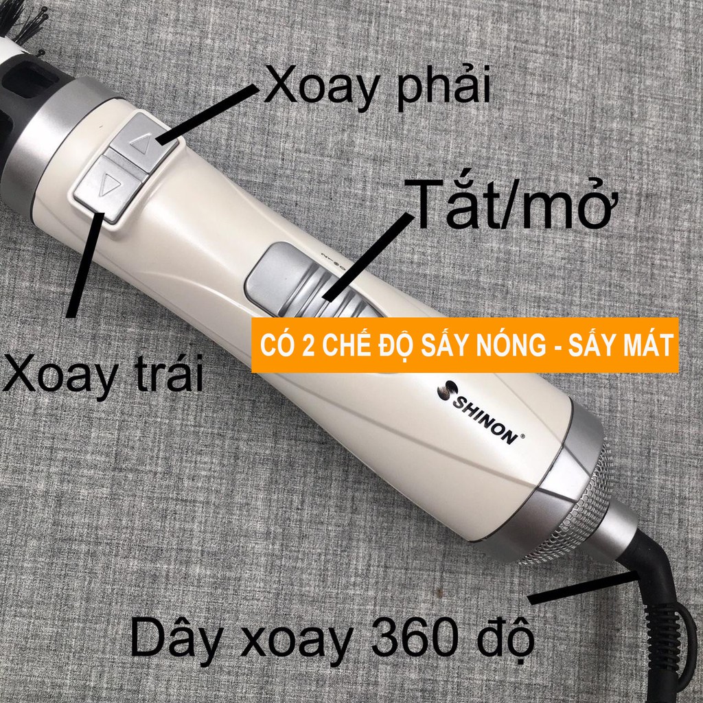 [Mã FMCGLOC giảm 5% đơn 250K] Lược điện tạo kiểu tóc Shion 8228 chính hãng | BigBuy360 - bigbuy360.vn