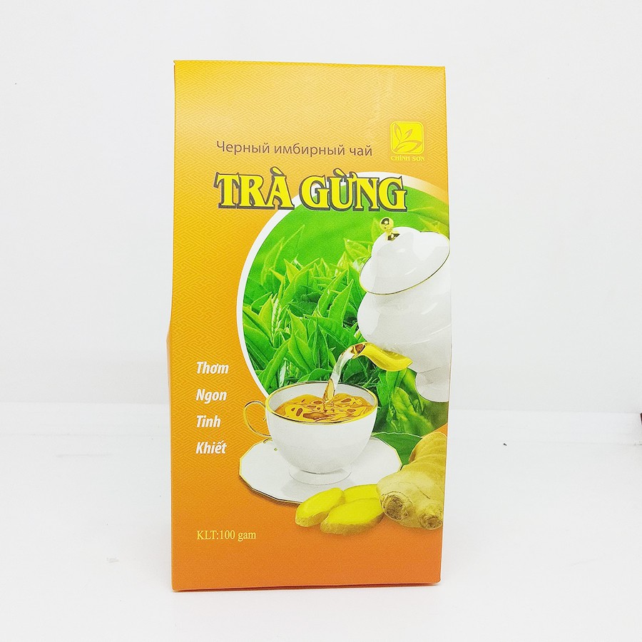 Trà Đen Gừng Chính Sơn 100g - Nguyên Liệu Pha Chế đồ uống 100% Tự nhiên, Hàng Chính Hãng