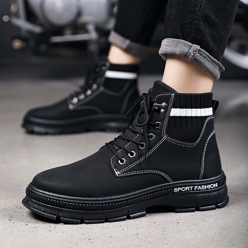 boots men,boot men brown boots men,kasut boots,kasut lelaki boots Korean boots men boots Waterproof boots men black boots for men Leather boots men boots men boots Motorcycle boots bota Chelsea boots ankle boot men