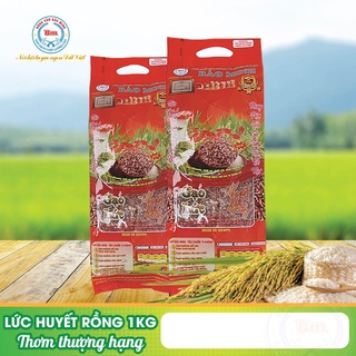 Gạo lứt huyết rồng Bảo Minh thượng hạng túi 1kg tiện dụng