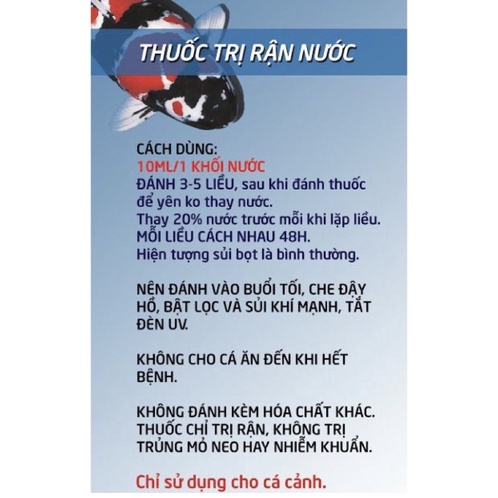 Thuốc Rận nước dành cho cá - Chai 100ml