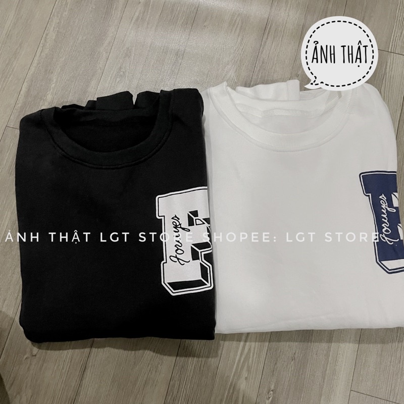 Áo khoác sweater [CÓ ẢNH THẬT] from rộng chất nỉ ngoại cao cấp in F42