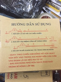 Dây Thông tắc vệ sinh 10m