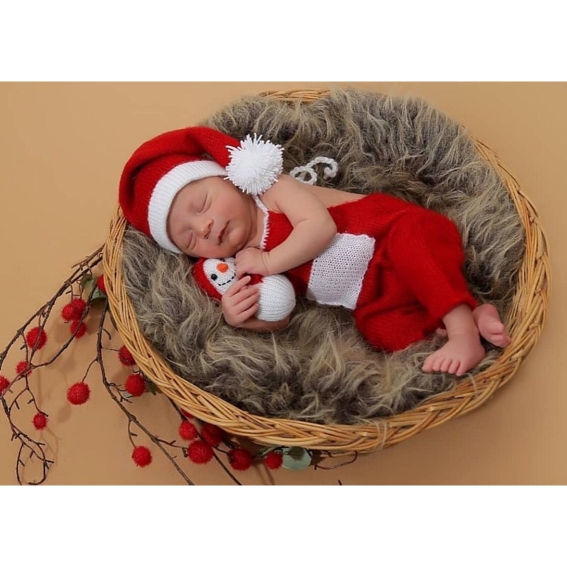 sét yếm noel cho bé sơ sinh