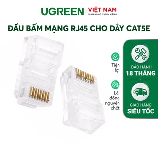 Đầu hạt mạng RJ45 UGREEN NW110 cho dây CAT5e (2--50)
