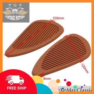 [ĐỘC] MIẾNG DÁN BÌNH XĂNG CAO SU XE MÁY ĐỘ - Cao su dán ốp chống trượt loại lớn, hàng siêu dày -PTVT