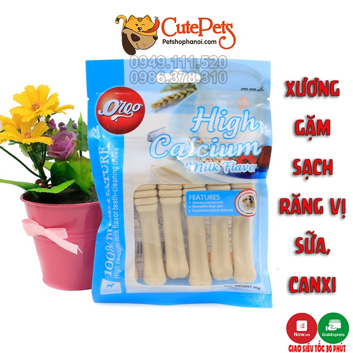 Xương gặm cho chó Orgo 90g sạch răng bổ xung năng lượng  - Phụ kiện thú cưng Hà Nội