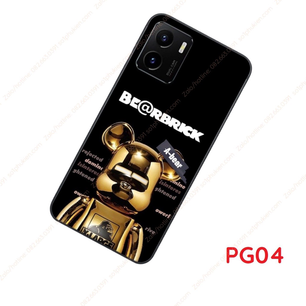 Ốp lưng Vivo Y15s / Y15a / Y01 dẻo in hình gấu bear brick siêu ngầu cực đẹp