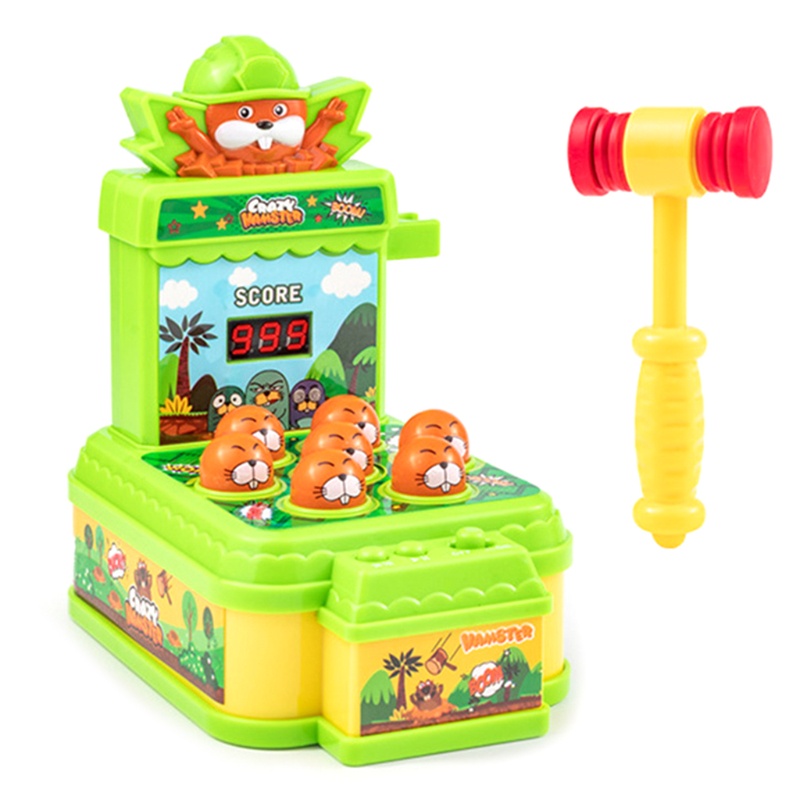 Đồ Chơi Máy Chơi game Arcade Mini WMMB Whack Với 1 Búa Tương Tác Vui Nhộn