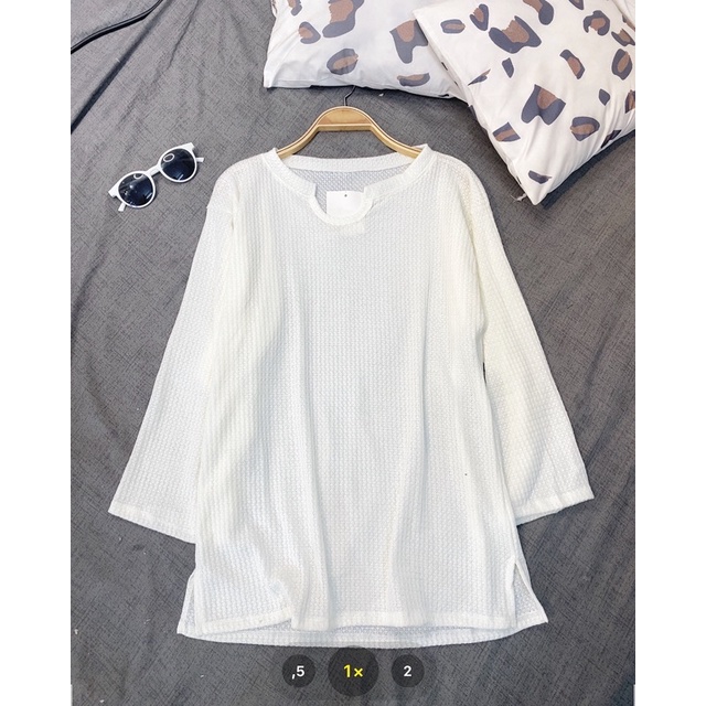 Áo Dài Tay Thu Đông nữ hot năm 2021. Chất Len Xốp dày dặn dáng basic cổ tim sang choảnh | BigBuy360 - bigbuy360.vn