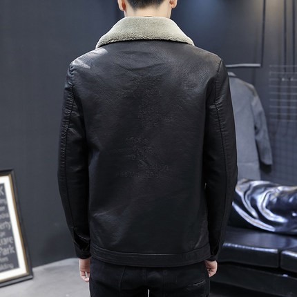 Áo da nam lót lông loại đặt biệt Loại 1 Quảng Châu nhập khẩu siêu chất | BigBuy360 - bigbuy360.vn