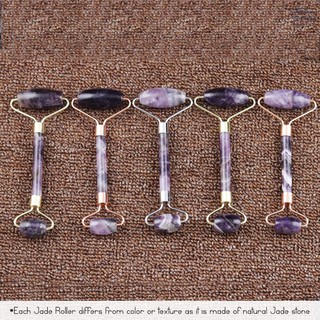 Cây lăn 2 đầu đá tím dùng massage chăm sóc da mặt