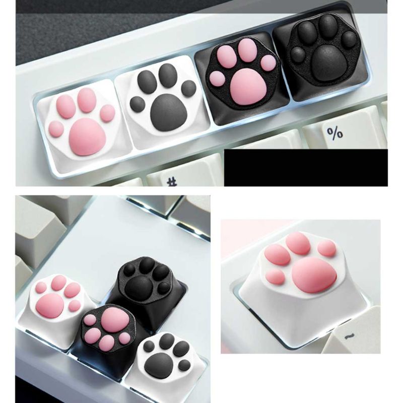 Nắp Bàn Phím Cơ DIY Hình Chân Mèo Xinh Xắn Cho Cherry MX Sw