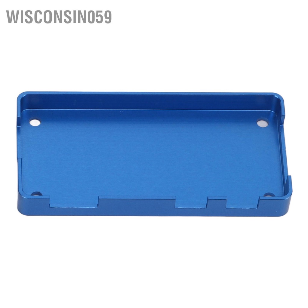Wisconsin059 Vỏ máy vi tính nhôm CNC Làm mát thụ động V3 cho Raspberry Pi Zero 2W Blue