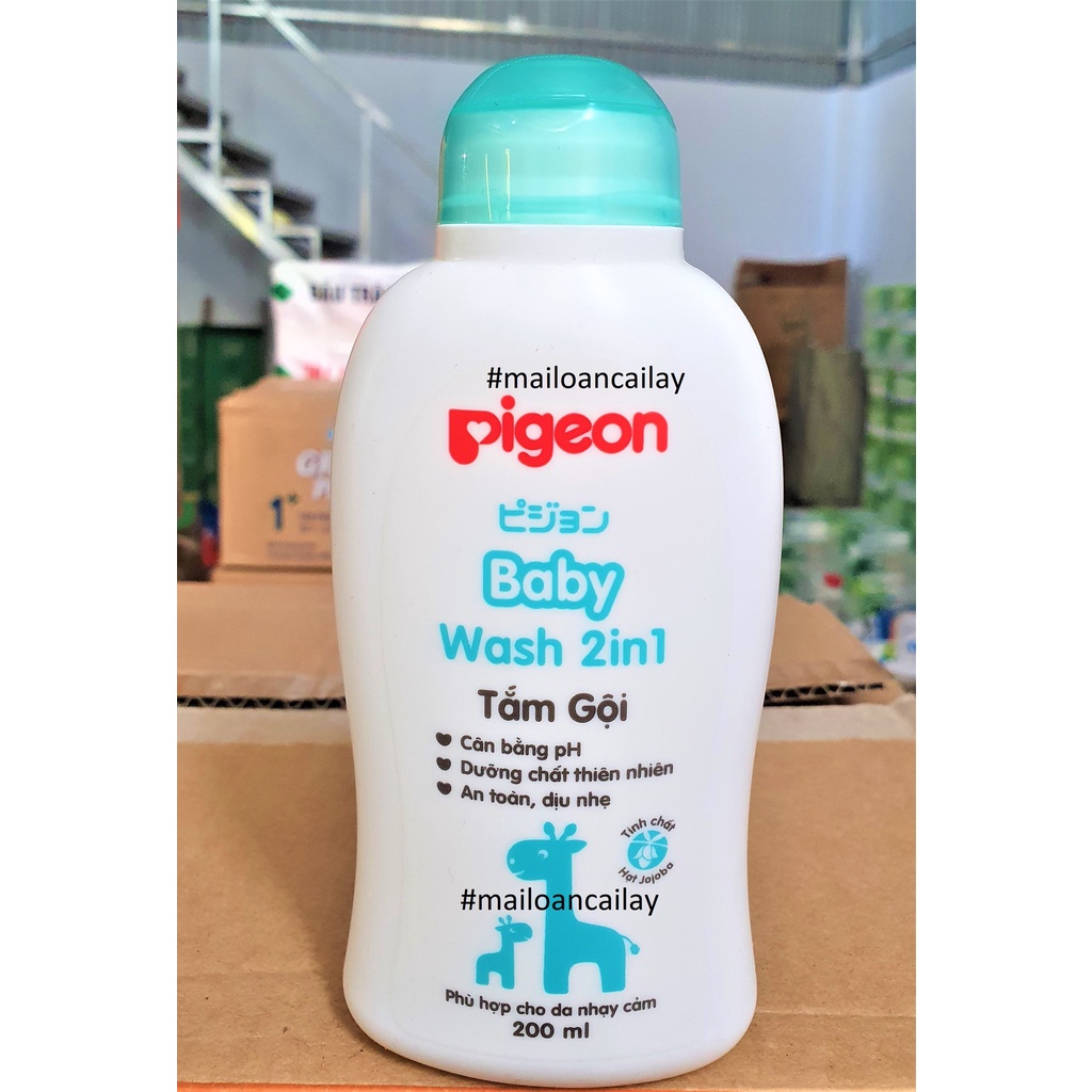 Sữa Tắm Gội Toàn Thân Cho Bé Pigeon Baby Wash 2in1 700ml (Mẫu Mới)