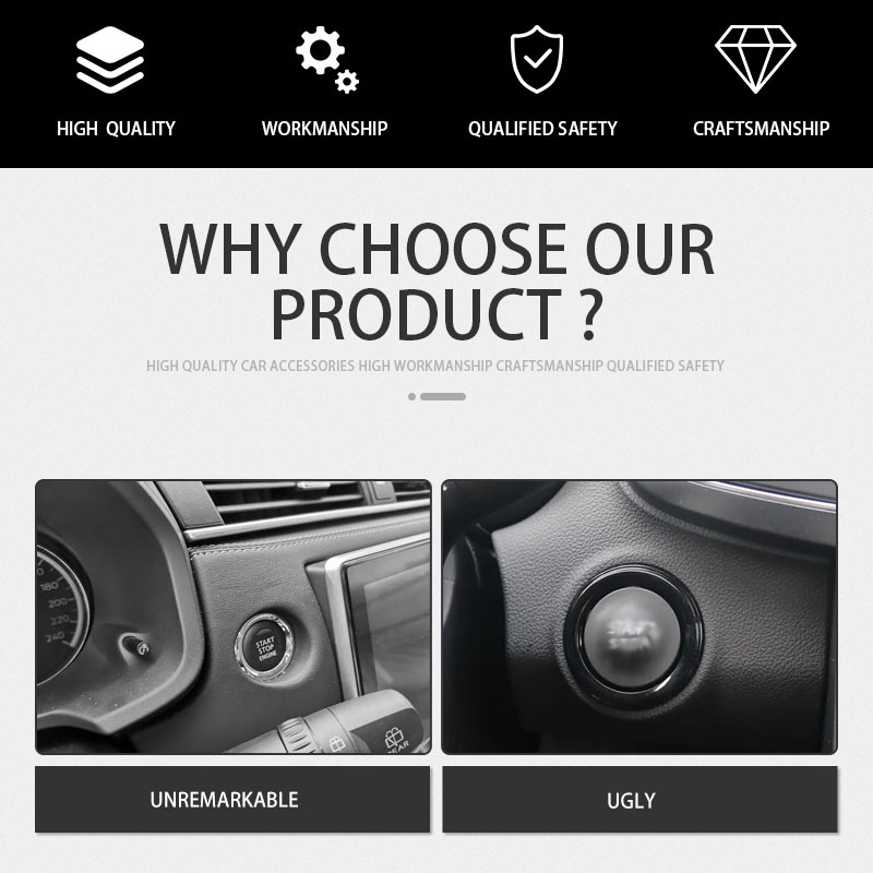 Miếng Dán Nút Khởi Động Xe Hơi Bằng Sợi Carbon Vỏ bọc công tắc khởi động xe hơi Thông Dụng Nút bấm khởi động ô tô Nắp đậy 1pc Công tắc đánh lửa động cơ tự động đa năng Nắp đậy Bảo vệ Nắp đậy Trang trí Phụ kiện nội thất ô tô