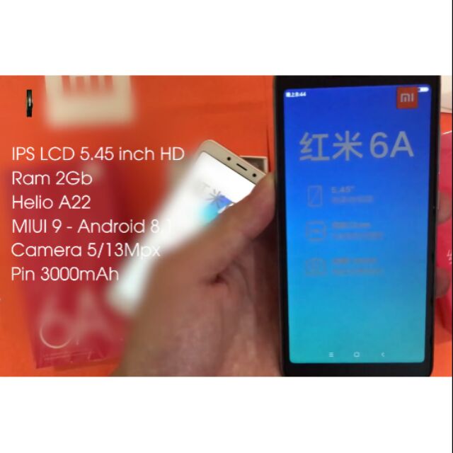 Kín cường lực xiaomi redmi 6A , bộ 3 kính