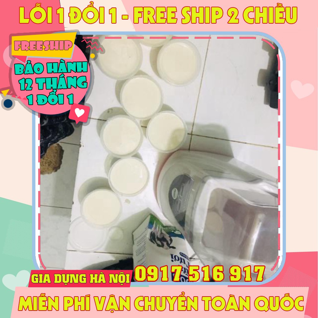 Máy làm sữa chua Yogurt Nhật Bản, máy làm sữa chua 3 nút tự động siêu tiện lợi