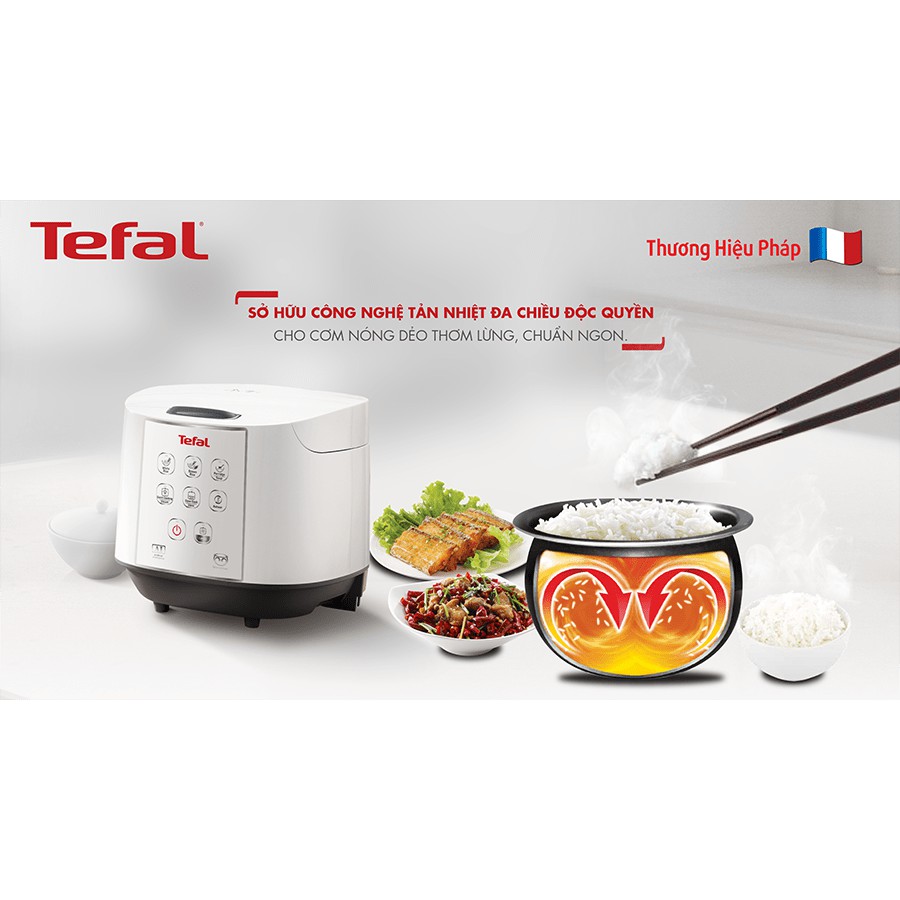 Nồi cơm điện tử Tefal RK732168 1.8L 750W