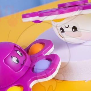 pop it fidget toy among us giá rẻ nhất Đồ chơi nhấn bong bóng hình chú bạch tuột thu quay đầu thay đổi khuôn mặt