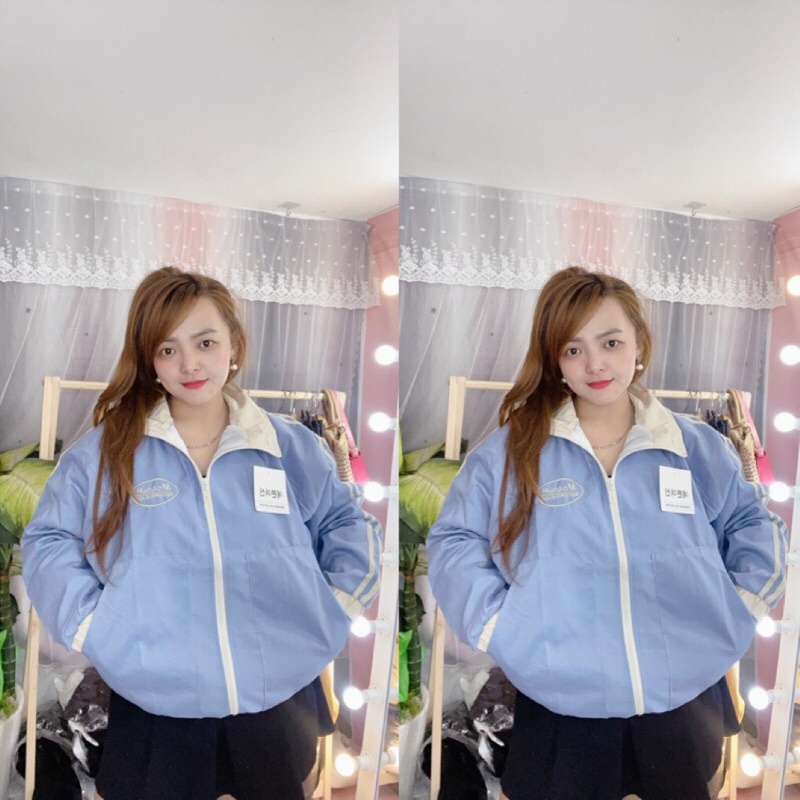 Khoác bigsize  khoác dù 2 lớp kèm hình thật