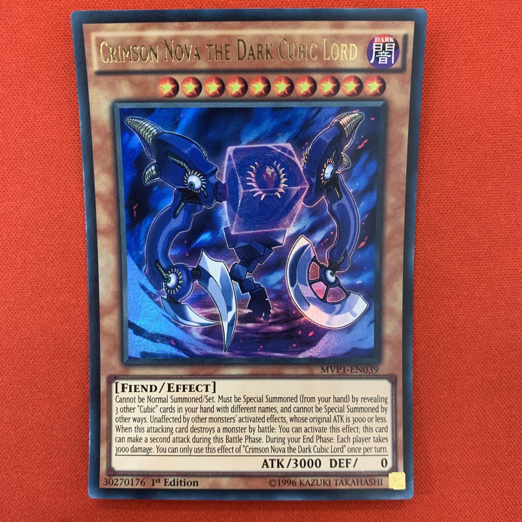 [EN -JP][Thẻ Bài Yugioh Chính Hãng] Crimson Nova The Dark Cubic Lord