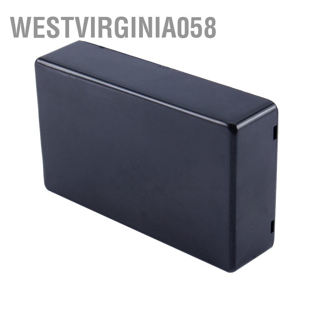 Westvirginia058 Plastic Power Junction Box Electronic Project Instrument Case 100x60x25mm