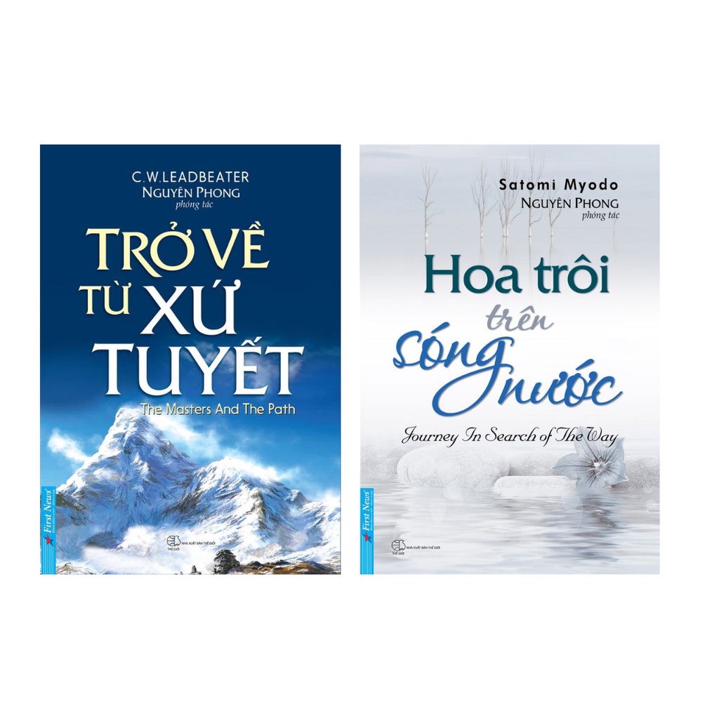 Sách Combo 2 cuốn: Trở Về Từ Xứ Tuyết + Hoa Trôi Trên Sóng Nước