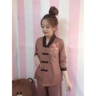 ĐỒ LAM ĐI CHÙA NỮ - MẪU LA HÁN PHỐI