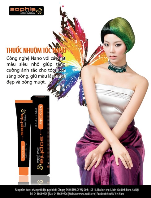 Màu nhuộm cao cấp công nghệ Sophia Professional 3D Color 100ml