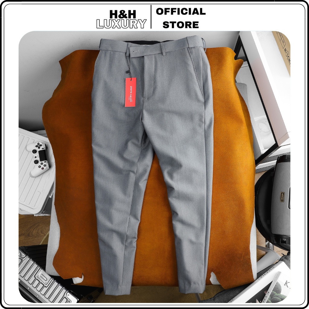 Quần Tây Nam - Quần Âu Nam Pierre Cardin An Phước SlimFit Ôm Công Sở Vải Co Giãn Chống Nhăn, Cạp Chun Có Big Size