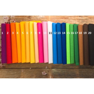 Combo 3 tấm vải dạ nỉ làm đồ hanmade - khổ 90 x 90cm - giao ngẫu nhiên