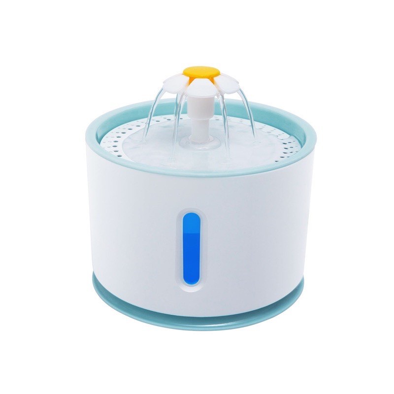 Máy lọc nước cho chó mèo kèm lõi lọc than hoạt tính mẫu nhựa cao cấp 2600ml - HaloPet