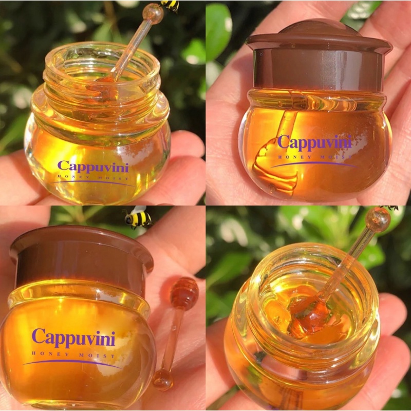 Dung dịch Cappuvini tạo mặt nạ môi dưỡng ẩm chiết xuất mật ong